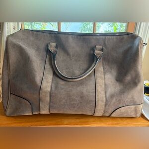 Brown Faux Leather Men's Bag